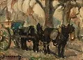 Attelage de chevaux